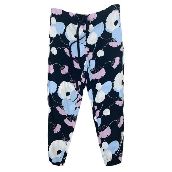 Marni Floral Print Tapered Leg Pull On Pants Women's Size 42/Large Whimsical - Picture 1 of 11